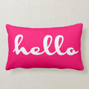 Coussin Rectangle Bonjour !