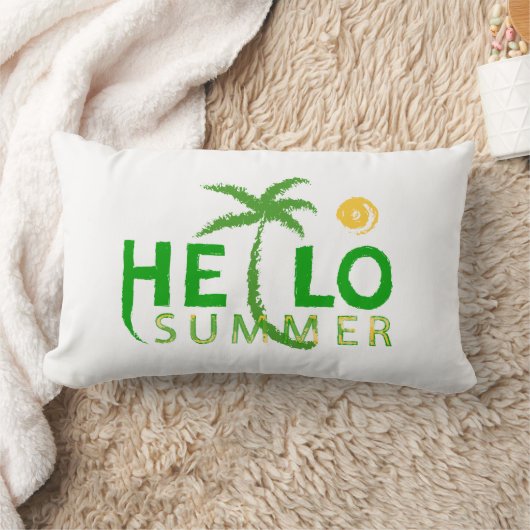 Coussin Rectangle Bonjour été (Couverture)