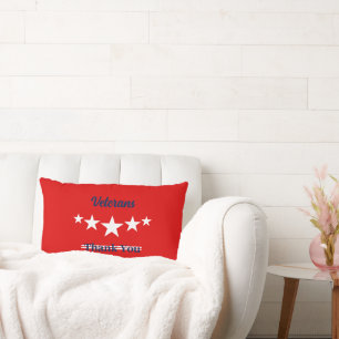 Coussin Rectangle Bonne fête des anciens combattants
