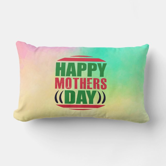 Coussin Rectangle Bonne fête des mères-13335 (Recto)