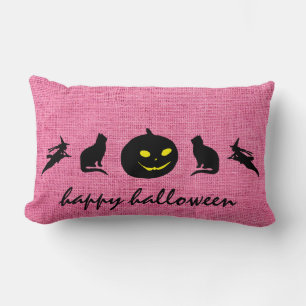 Coussin Rectangle Bonne Halloween Burlap