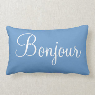 Coussin Rectangle Bonne Nuit Bonjour Accent Décoratif Chambre