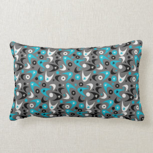 Coussin Rectangle Boomerangs rétro