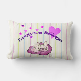 Coussin Rectangle Bouledogue français Anniversaire French Bulldog