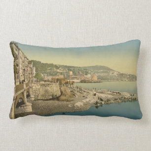 Coussin Rectangle Boulevard du Midi, la Côte d'Azur agréable et