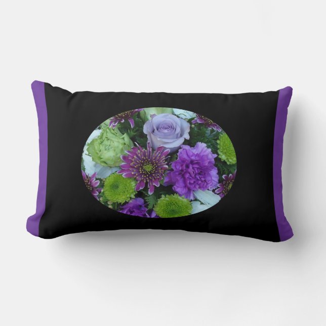 Coussin Rectangle Bouquet de fleurs (Recto)