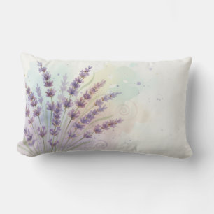 Coussin Rectangle Bouquet de fleurs de lavande