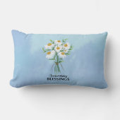 Coussin Rectangle Bouquet de marguerites pour les bénédictions d'ann (Recto)