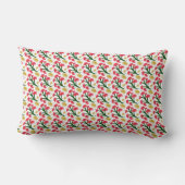 Coussin Rectangle Bouquet floral de gerbera rose motif (Verso)