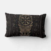Coussin Rectangle Boussole de Vegvisir - de Viking sur le motif de (Verso)