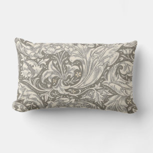 Coussin Rectangle Bouton de fiancé de William Morris damassé antique