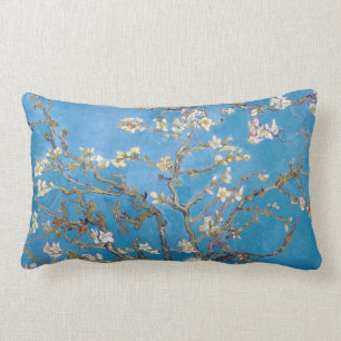 Coussin Rectangle Branches avec la fleur Van Gogh d'amande