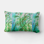 COUSSIN RECTANGLE BREAK BLEU VERT (Verso)