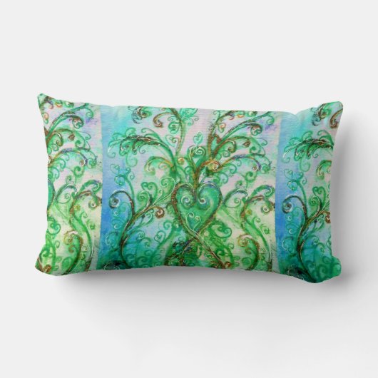 COUSSIN RECTANGLE BREAK BLEU VERT (Verso)