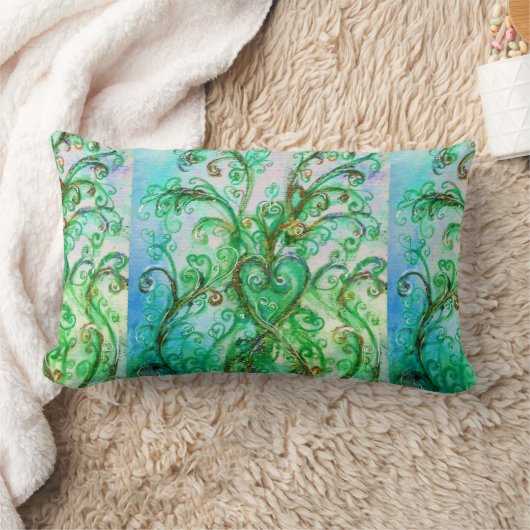 COUSSIN RECTANGLE BREAK BLEU VERT (Couverture)
