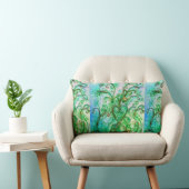 COUSSIN RECTANGLE BREAK BLEU VERT (Chaise)