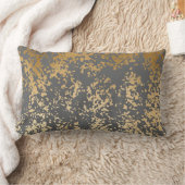 Coussin Rectangle brique élégante fausse or et bracelet gris (Couverture)