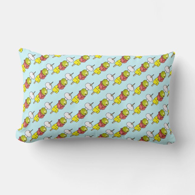 Coussin Rectangle Brochette (Recto)