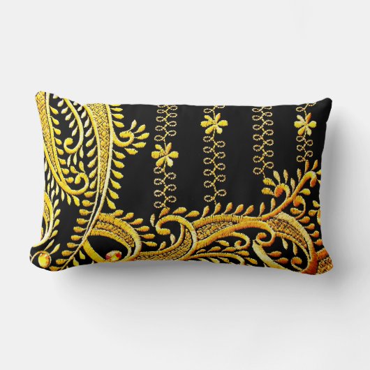 Coussin Rectangle Broderie arabe (Recto)
