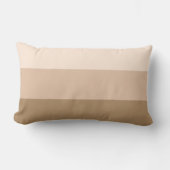 Coussin Rectangle Brown Ombre strié (Recto)