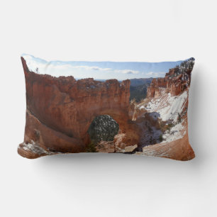 Coussin Rectangle Bryce Canyon Pont naturel Paysage neigeux Photo