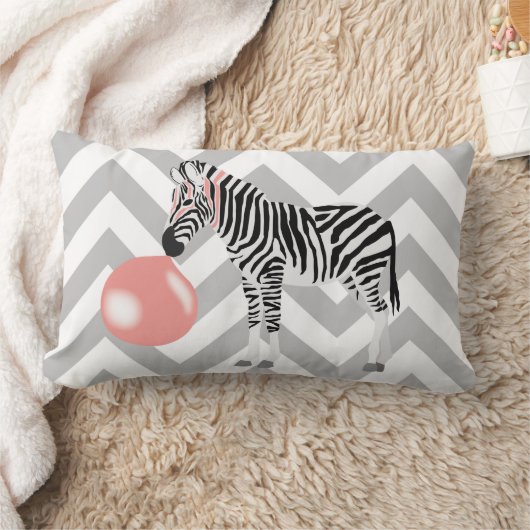 Coussin Rectangle Buble Gum Zebra Blowbble (Couverture)