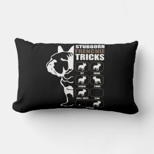 Coussin Rectangle Bulldog   Stubborn Frenchie Poison