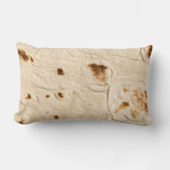 Coussin Rectangle Burritos, Tortilla géante (Recto)