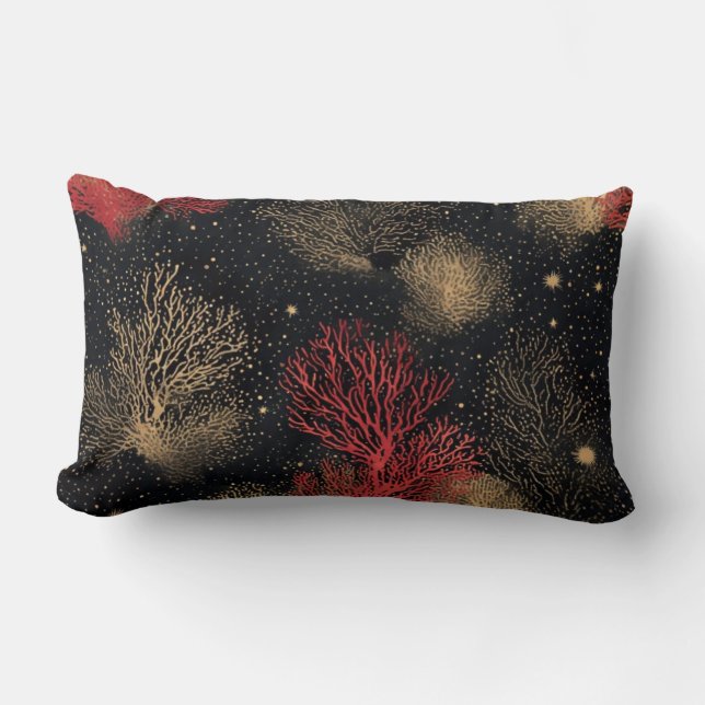 Coussin Rectangle Bushes du désert de Starlit - Pillow (Recto)
