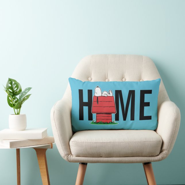 Coussin Rectangle cacahuètes | Snoopy Napping (Chaise)