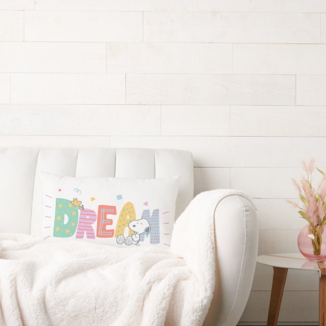 Coussin Rectangle cacahuètes | Snoopy & Woodstock Dream (Canapé)