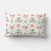 Coussin Rectangle Cactus Fleuris Aquarelle (Recto)