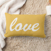 Coussin Rectangle Cadeau à la maison de jaune de soleil d'amour (Couverture)