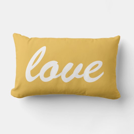 Coussin Rectangle Cadeau à la maison de jaune de soleil d'amour (Recto)