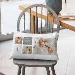 Coussin Rectangle Cadeau Collage familial personnalisé<br><div class="desc">Voici notre magnifique Collage Photo à thème gris, le cadeau familial ultime qui capture des souvenirs chéris de façon personnalisée et élégante. Ce collage soigneusement travaillé présente les beaux moments et les liens partagés au sein de votre famille, ce qui en fait un cadeau vraiment spécial et sincère. Avec son...</div>