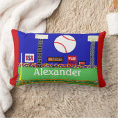 Coussin Rectangle Cadeau de carreau personnalisé par base-ball de (Couverture)