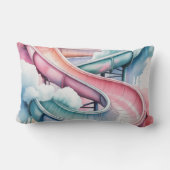 Coussin Rectangle Cadeau de fête d'anniversaire de waterslide pour e (Verso)