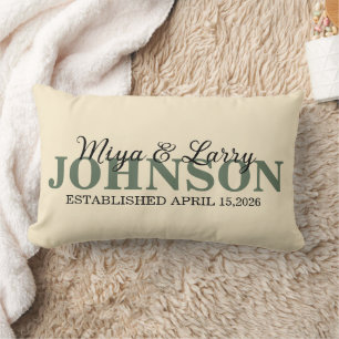 Coussin Rectangle Cadeau de fiançailles pour couple, cadeau de maria