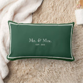 Coussin Rectangle Cadeau de mariage de M. et Mme 2026 (Couverture)