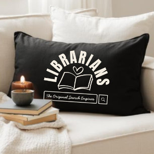 Coussin Rectangle Cadeau d'humour de bibliothécaire drôle pour les a