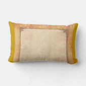 Coussin Rectangle Cadeau floral de nouveaux mariés (Verso)