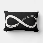 Coussin Rectangle Cadeau Mariage Anniversaire Personnalisé Couples I (Recto)