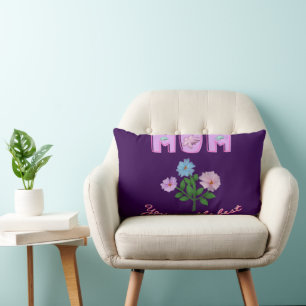 Coussin Rectangle Cadeau personnalisé de la fête des mères