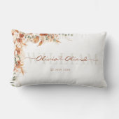 Coussin Rectangle Cadeau personnalisé pour couple, Mariage & Fête de (Recto)