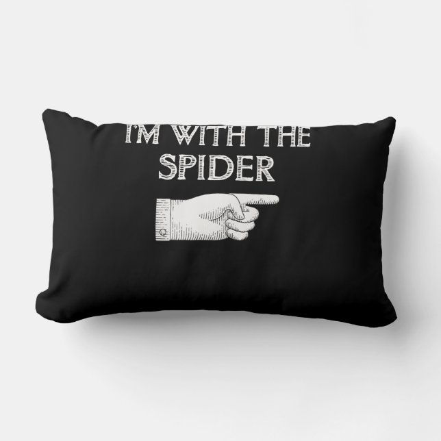 Coussin Rectangle Cadeau Spider | I'm With The Spider Costume Matchi (Recto)
