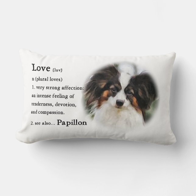 Coussin Rectangle Cadeaux d'amour Papillon (Recto)
