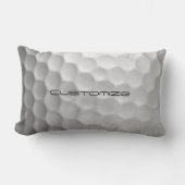 Coussin Rectangle Cadeaux de balles de golf personnalisées de la sér (Recto)