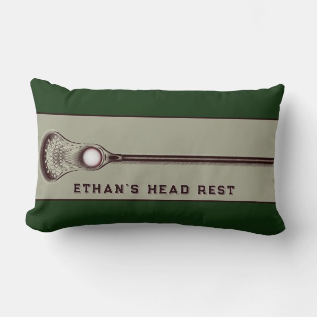 Coussin Rectangle Cadeaux de crosse personnalisés (Recto)