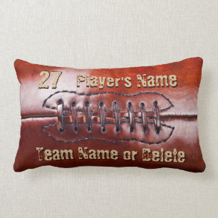 Coussin Rectangle Cadeaux d'équipe de football personnalisés au look