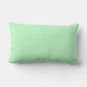Coussin Rectangle Cadre à clé grecque blanche menthe #2 Monogramme i (Verso)